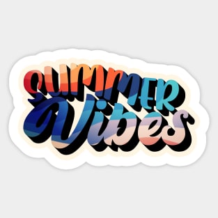 Retro Summer vibes Sticker